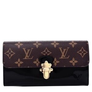 Louis Vuitton Cherrywood Monogram/Vernis Wallet Noir